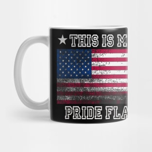 This Is My Pride Flag Shirt U USA Patriotic Flag Tee American Mug